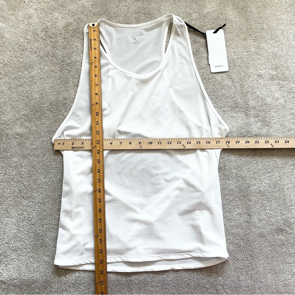 VARLEY NWT PASEO TANK SIZE XL CUT OUT BACK GYM WORKOUT STYLISH TRENDY ACTIVE - Picture 4 of 5